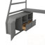 Lit mezzanine simple avec 7 tiroirs, 2 tablettes et bureau-1345510738