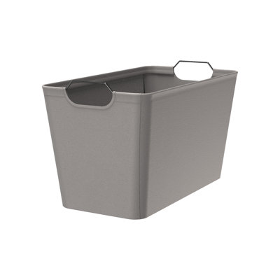 Wire Frame Wide Fabric Bin