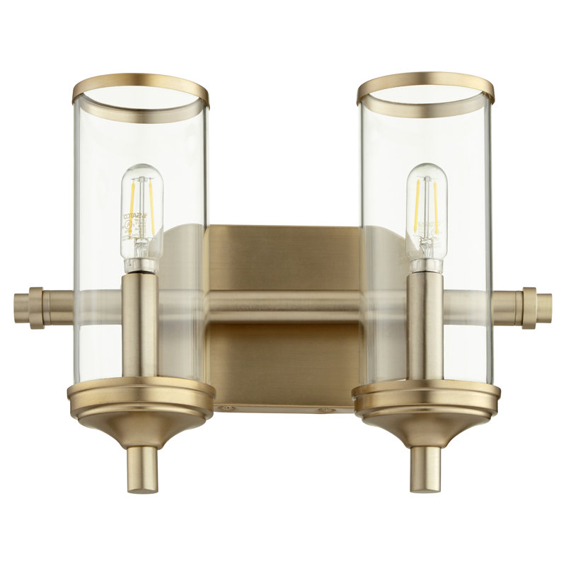 Catalano 2 - Light Dimmable Vanity Light, Aged Brass