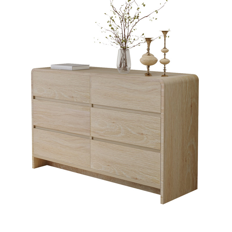 6-Drawers Dresser, Natural