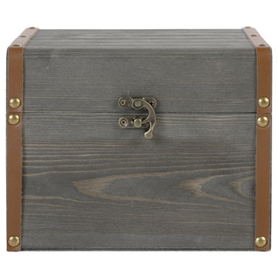 Solid Wood Decorative Bin
