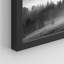 «Forest Trees Black and White Misty Mountain Range» sur papier-98266151-98266156