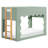 Lido Wave Convertible Low-Profile Bunk Bed-128955760