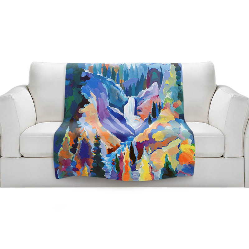 Couverture sherpa doux yellowstone, l 51 po x L 60 po