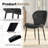 Modern Dining Chair Diamond Leather With Wooden And Metal Frame(Set of 2)-1822005959-1822005954