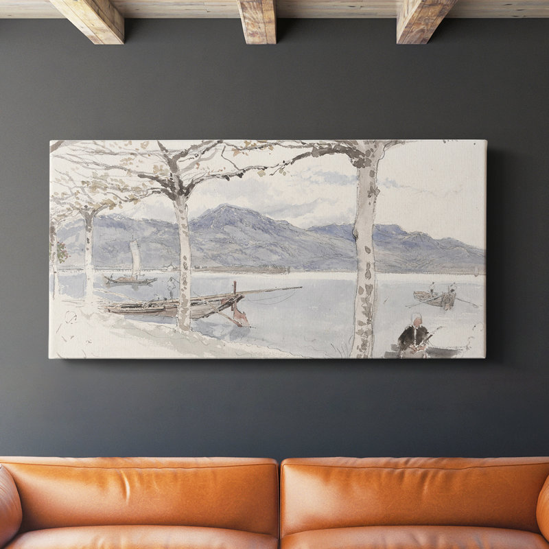Série paysage - Dxxx - Toile tendue avec châssis - Prêt à accrocher, H 20 po x l 40 po