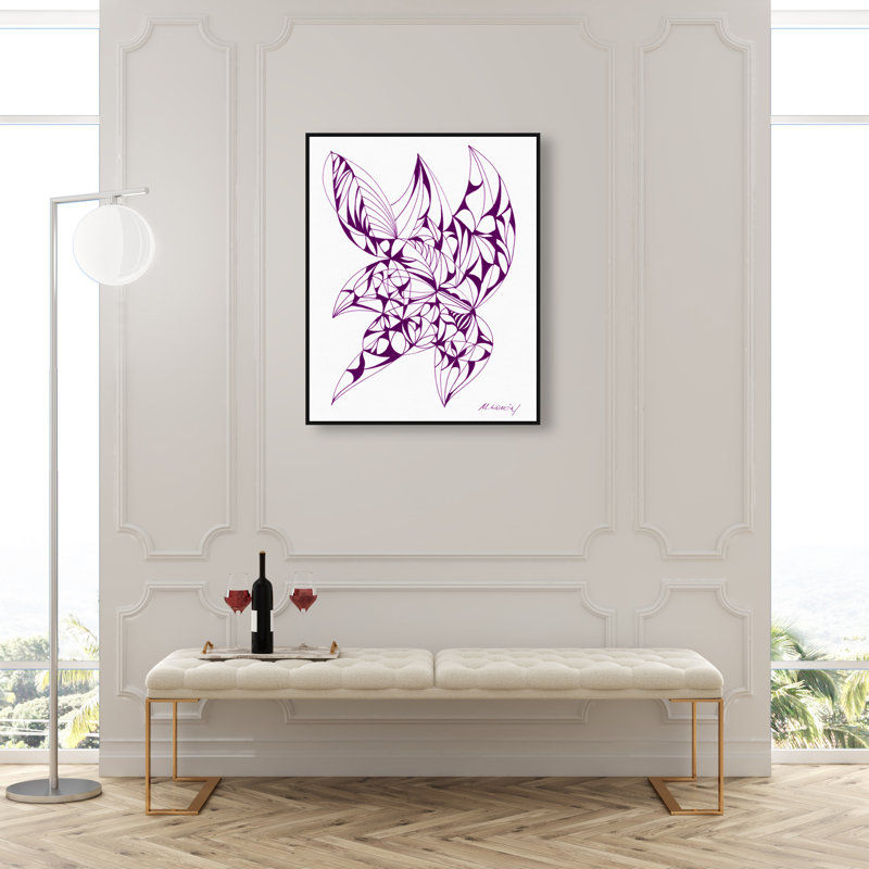 Manuel Roman - Starfish Print by Oliver Gal, 55"H x 37"W, Black Floater Frame
