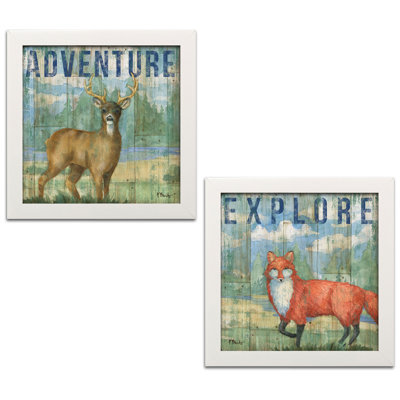 «Adventure Lodge I and II» par Paul Brent - ensemble de 2 reproductions