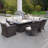 Floria Wicker 8 - Person Patio Conversation Set with Cushions-835965478-835965503
