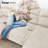 91''W Chenille Convertible L-Shaped Sectional Sofa Bed With Storage Two Pillows-886932038