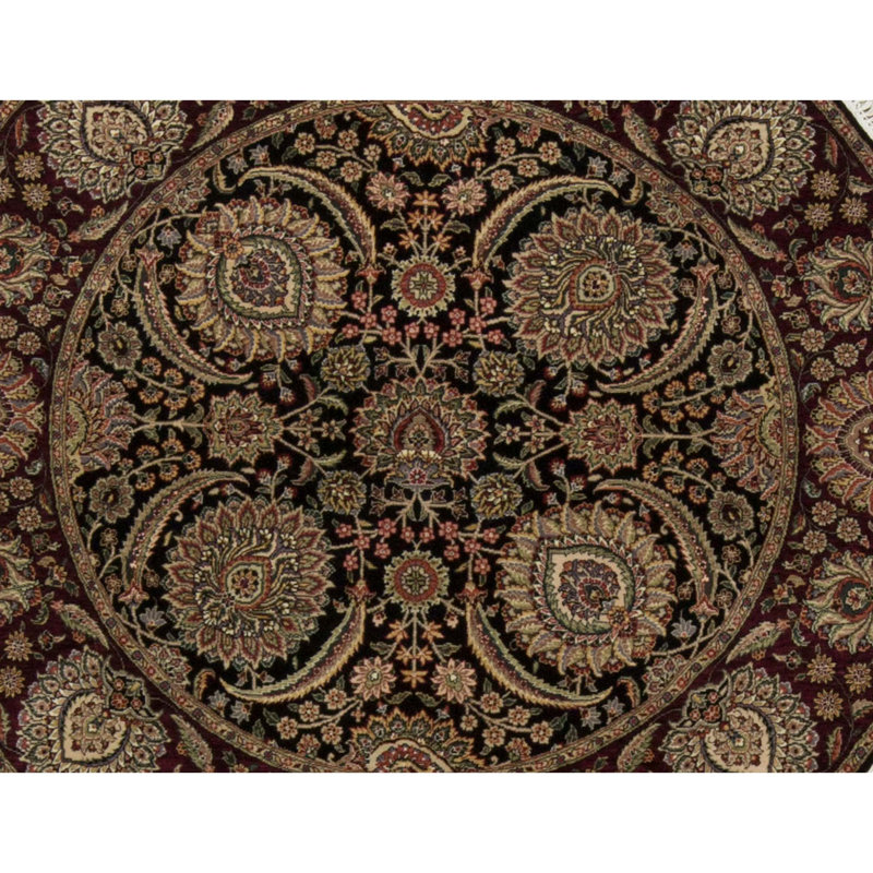 Manchuria One-of-a-Kind Round 6' X 6' Hand Knotted Area Rug