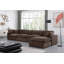 Canapé modulaire réversible en velours Hinesh-87141407
