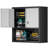 Wall Mounted Metal Storage Cabinet, 2-door Tall Steel Locker With Adjustable Shelves & Security Lock, Kitchen Living Room Office Pantry-38229106