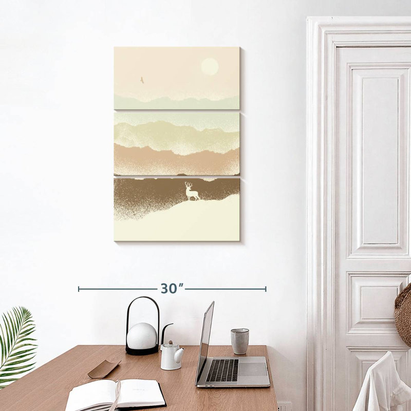 Brampt Quietude Mountainscape, 32" H x 20" W