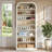 8 Tiers 40-45 Pairs Heavy Duty Modern Freestanding Shoe Storage Cabinet