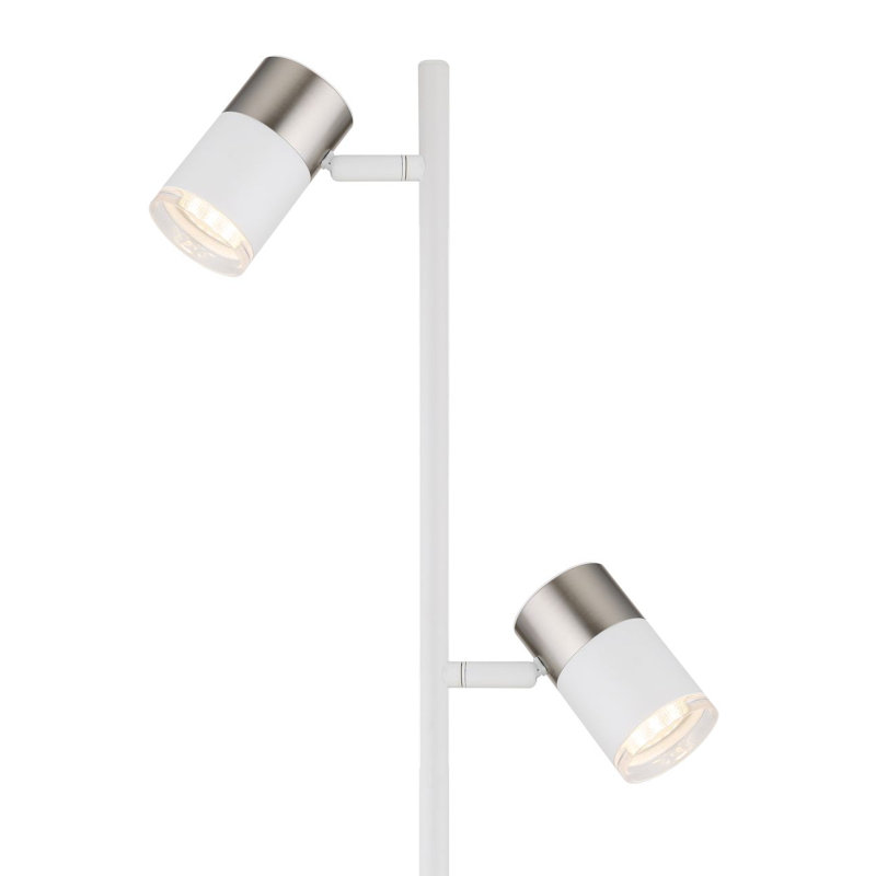 Metal Stand Light White, 2Xgu10 Led
