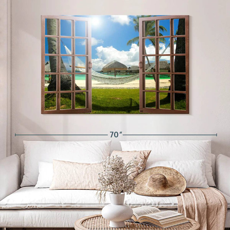 Gillard Hammock Window View, 34" H x 51" W