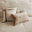 7 Piece Comforter Set Tan