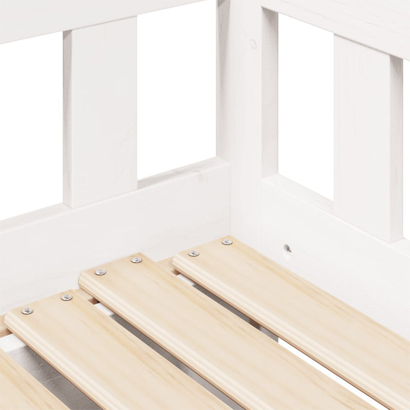 Rittie Solid Wood Daybed with Trundle, White