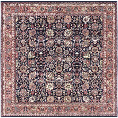 Handmade And Hand-knotted Indo Kashan 3021 Nary-red Oriental Rug -  Charlton HomeÂ®, 6B5840CCDD424E48B8A9B027AE615E2A