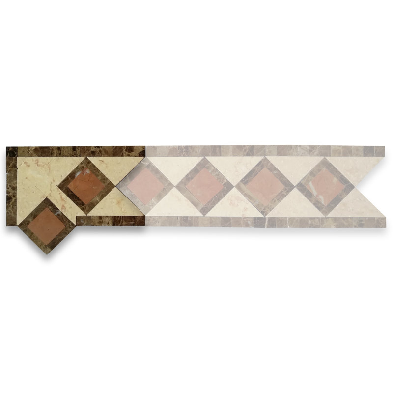 Carrelage mural en mosaïque 4 po x 8 po