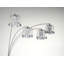 Lampe de salon 1pc de style moderne classique et luxueuse à têtes multiples et demi-lune-1237282703