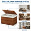Panier de rangement en rotin tissé, bac de rangement décoratif pour comptoir de placard-263521398-263521391
