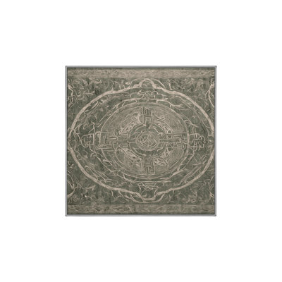Tapis gris soyeux et moelleux