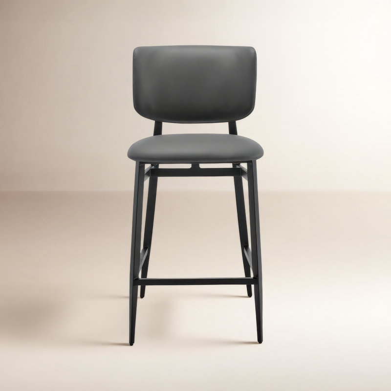 Inola Upholstered Counter Stool with Metal Frame