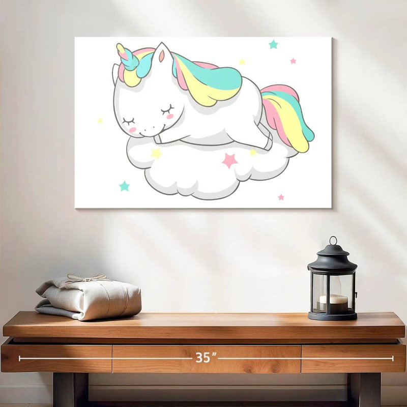 Ashelle Sleepy Unicorn, H 16 po x l 24 po