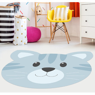 Vinyl Machine Printed Area Rug