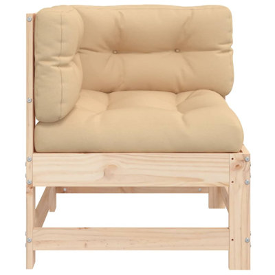 Auzair Pine Outdoor Lounge Chair