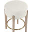 Tabouret de comptoir rembourré en tissu Maud-121555418
