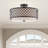 Mance Fabric Semi Flush Mount-552080577-552080581