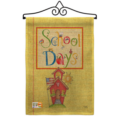 Double Sided 18.5'' H x 13'' W Polyester Garden Flag