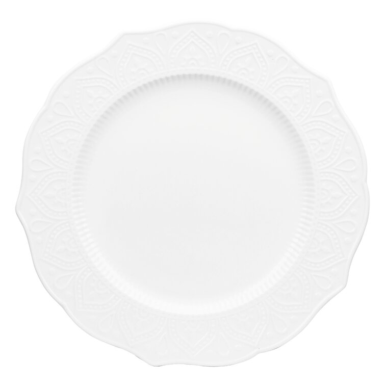 Woodville 10.5'' Porcelain China Dinner Plate
