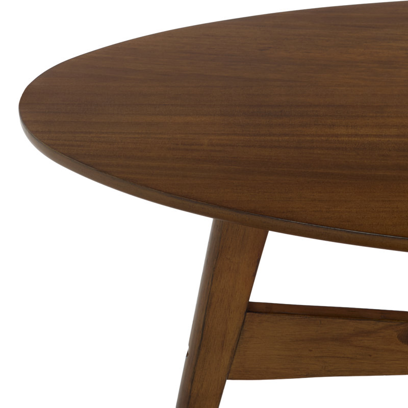 Table basse ovale Arpitha, Sienna foncé