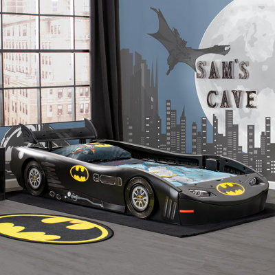 DC Comics Batmobile Batman Twin Car Toddler Bed