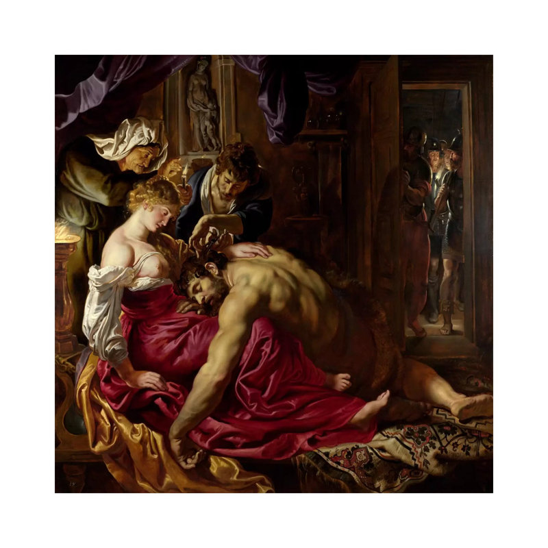 Samson And Delilah by Peter Paul Rubens - Wrapped Canvas Print, 93.98 cm H x 93.98 cm W x 3.175 cm D