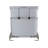 Rev-A-Shelf Chrome Steel Pullout Waste Container with Rear Basket Storage for Sink Base Cabinets-94092449