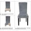 Polyester Box Cushion Dining Chair Slipcover