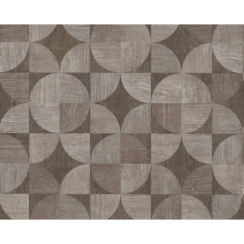 Katianne Geometric Roll, Brown/Gray