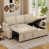 Beige Fabric