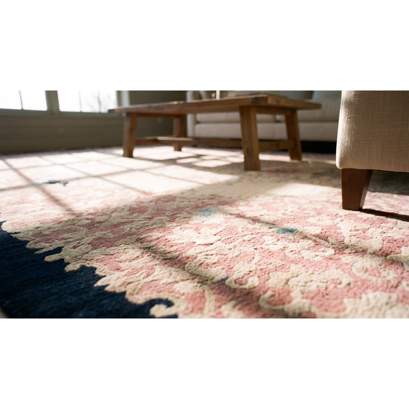 Antique Peking Chinese Beige 1920s Rug