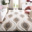 Tapis crème à motif géométrique Bryer-23514555