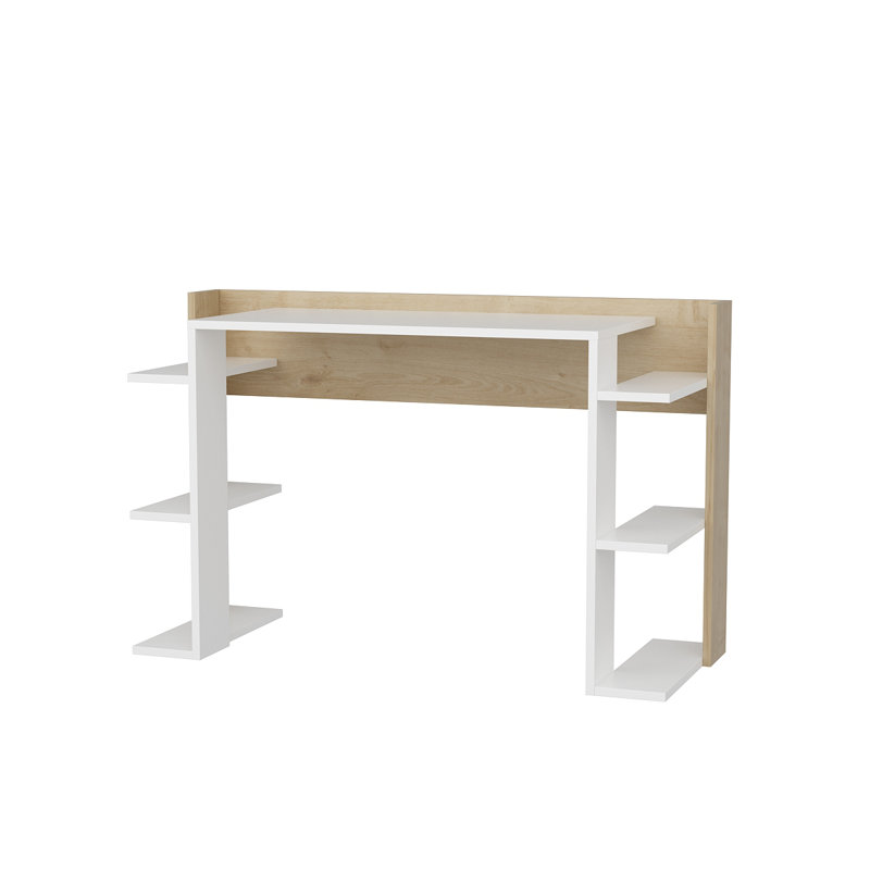 Klaiss Computer Desk, White Sapphire