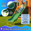 Portique en bois Sportspower Pine Hill avec garantie à vie sur glissière moulée par soufflage de 8 pi