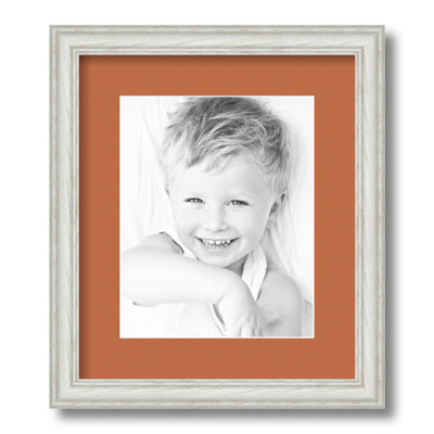 Wood Matte Picture Frame with Mat