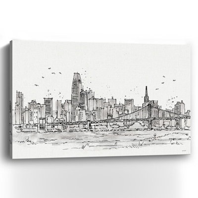 Art mural monochrome sans cadre