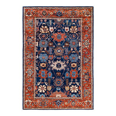 Serapi One-of-a-Kind Rectangle 6'1" X 9' Hand Knotted Area Rug